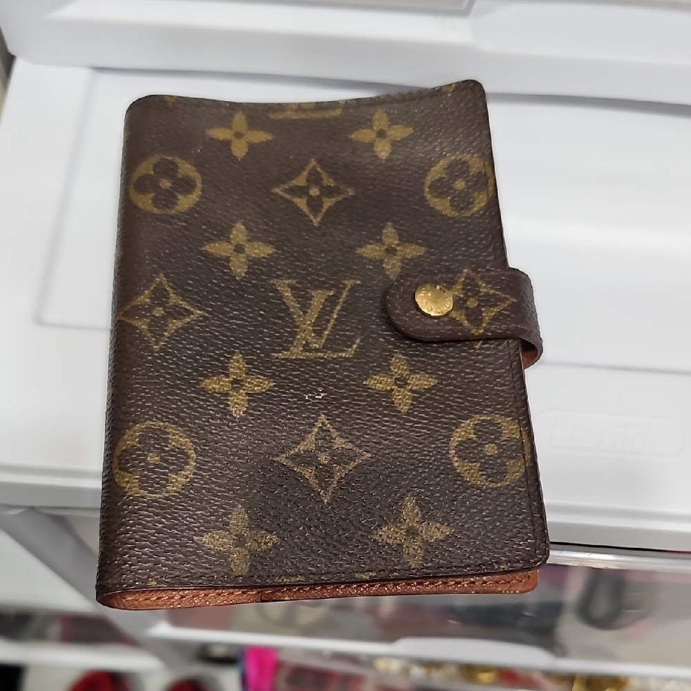 Louis Vuitton Brown Monogram Agenda Book